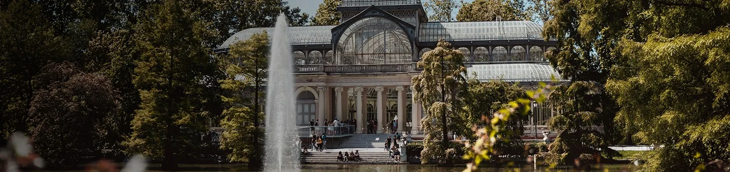 Sunset at El Retiro Park, Madrid